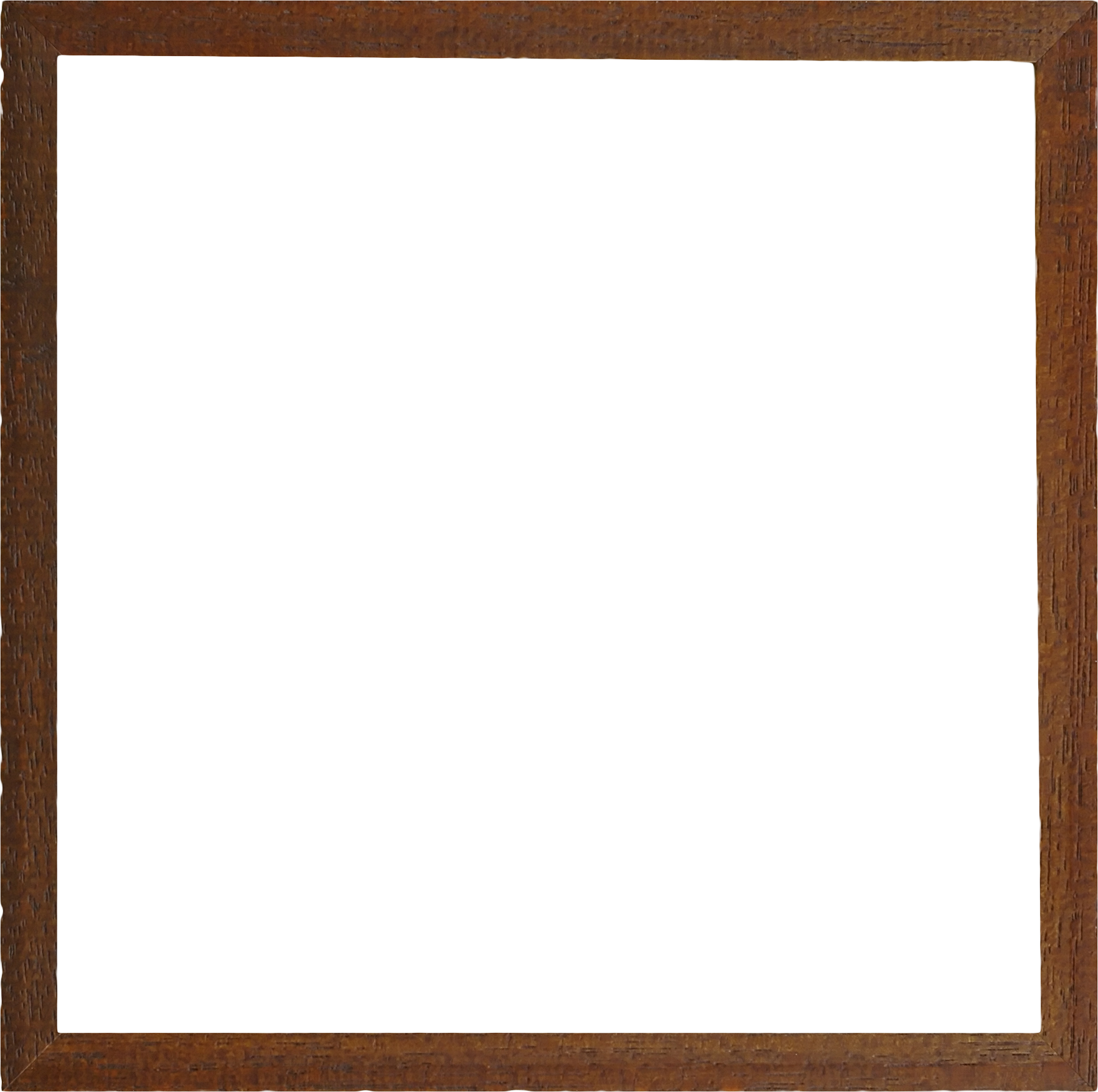 wooden frame isolated